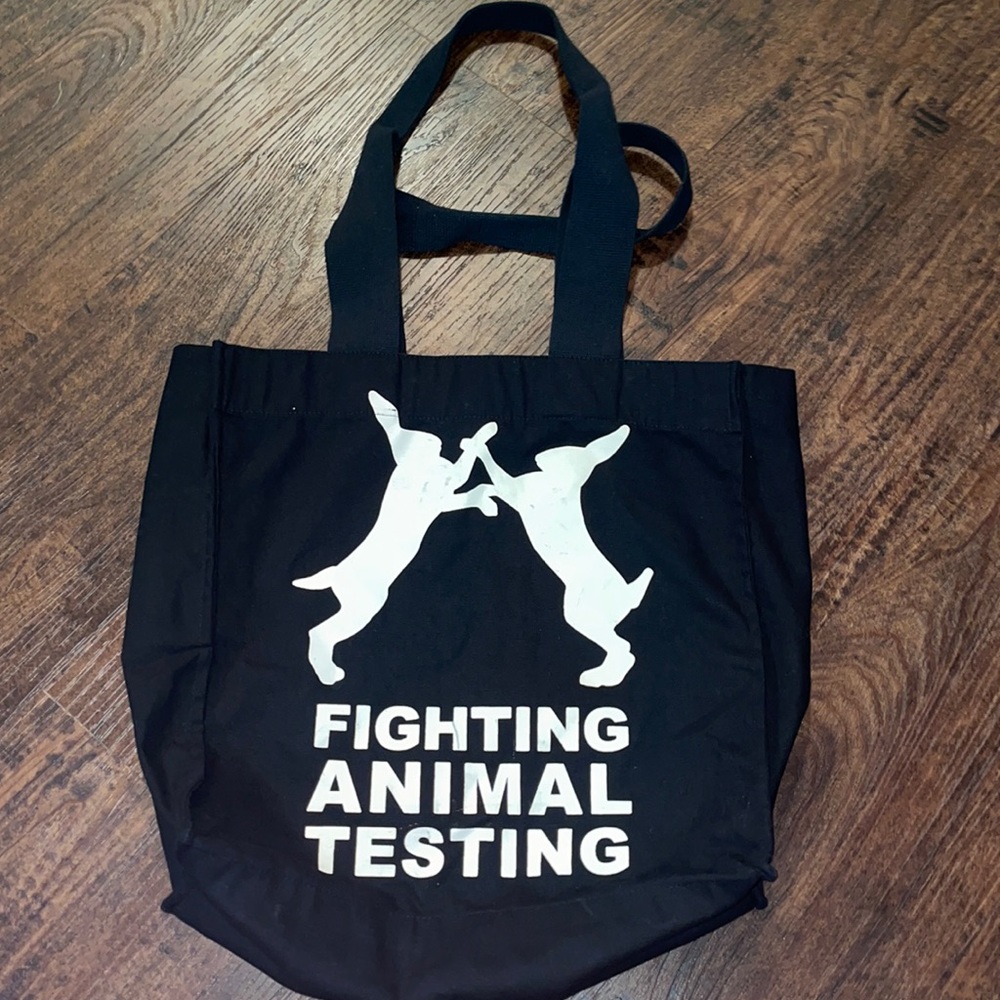 Lush Fighting Animal Testing Bag